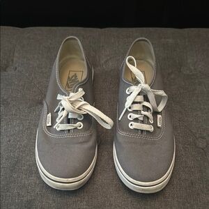 Vans Gray Canvas Sneakers